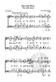 Three Romantic Partsongs von Anton Bruckner (Download) 