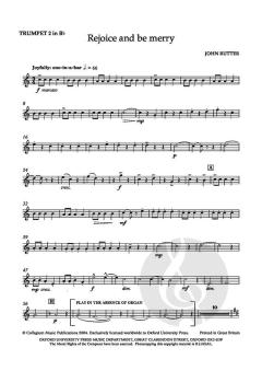 Rejoice and be merry von John Rutter (Download) 