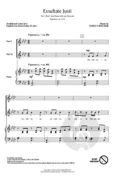 Exsultate Justi von Emily Crocker (Download) 