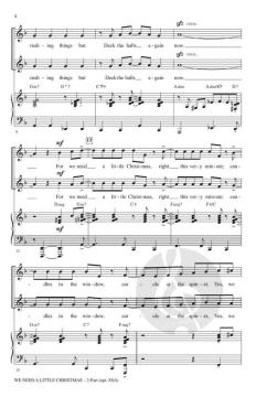 We Need a Little Christmas von Jerry Herman (Download) 