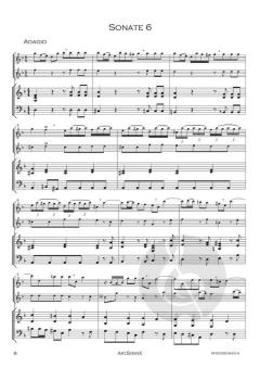 12 Sonaten Band 2: Sonaten 5-8 von Giuseppe Sammartini 