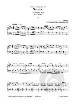 Sonata in G Major von Christa Steenhuyse-Vandevelde 
