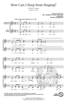 How Can I Keep from Singing? von Robert Lowry (Download) 