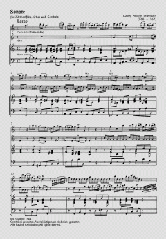 Sonate in a-Moll TWV42:a6 von Georg Philipp Telemann 