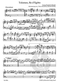 Tolomeo, Re d'Egitto HWV 25 von Georg Friedrich Händel 