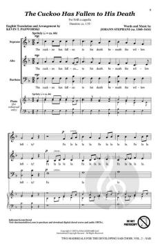 2 Madrigals for the Developing SAB Choir 2 von Thomas Ravenscroft (Download) 