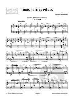 3 Petites Pièces von Alphonse Hasselmans 