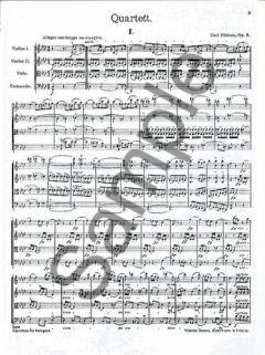 String Quartet in F Minor Op. 5 von Carl A. Nielsen 