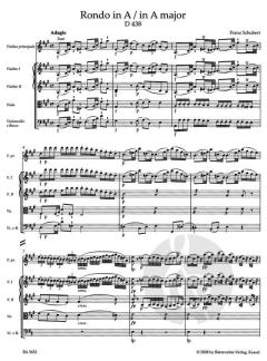 Rondo A-Dur D 438 von Franz Schubert 