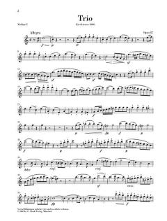 Trio C-dur op. 87 von Ludwig van Beethoven 