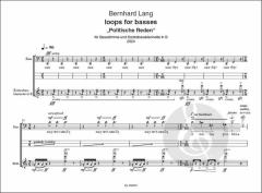 Loops for basses - "Politische Reden" von Bernhard Lang 