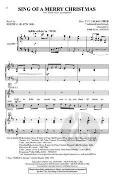 Sing of a Merry Christmas (Download) 