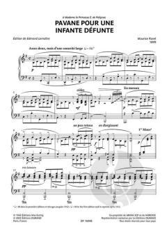 Ausgewählte Klavierwerke von Maurice Ravel 