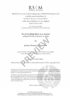 To Every Thing There Is a Season von Joanna Forbes L'Estrange 