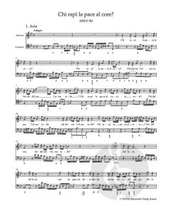 Kantaten für Solostimme und Basso continuo von Georg Friedrich Händel 
