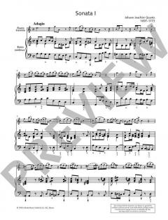 6 Sonatas op. 1 Vol. 1 von Johann Joachim Quantz 