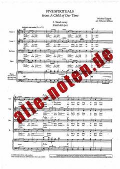 Five Spirituals von Sir Michael Tippett 