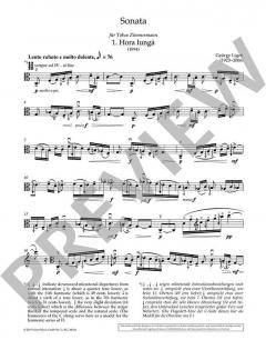 Sonate von György Ligety 