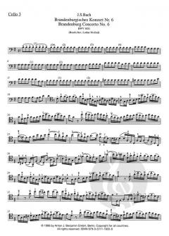 Brandenburgisches Konzert Nr. 6 BWV 1051 von Johann Sebastian Bach 