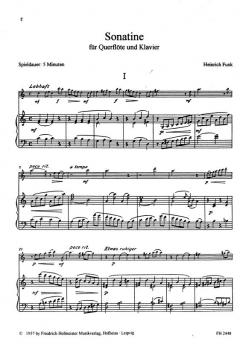 Sonatine von Heinrich Funk 