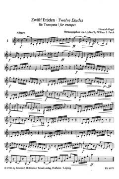12 Etüden von Heinrich Gugel 