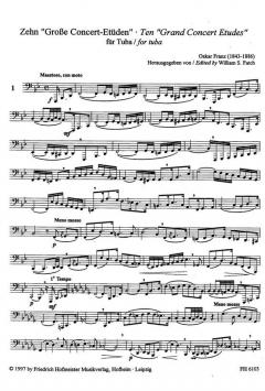 Zehn große 'Concert-Etüden' von Oscar Franz 