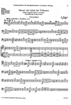 Orchesterstudien für Schlaginstrumente Heft 1 (Richard Wagner) 