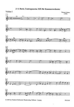 Contrapunctus XIX aus 'Die Kunst der Fuge' BWV 1080 (J.S. Bach) 