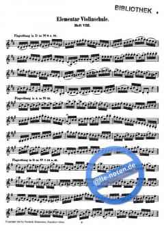 Elementar-Violinschule Heft 8 im Alle Noten Shop kaufen