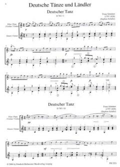 Deutsche Tänze und Ländler von Franz Schubert 