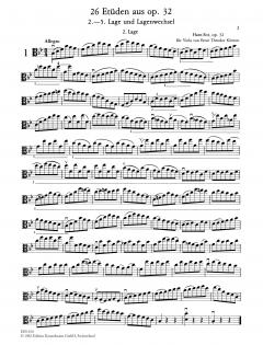 26 Etüden op. 32 von Hans Sitt 
