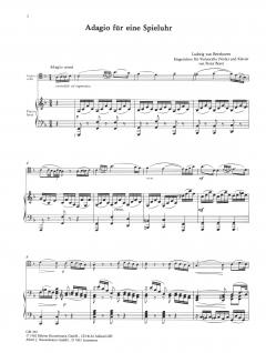 Adagio für eine Spieluhr von Ludwig van Beethoven für Violoncello (Viola) und Klavier im Alle Noten Shop kaufen