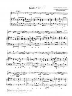 2 Sonaten für Querflöte und Bc. von Tomaso Albinoni im Alle Noten Shop kaufen