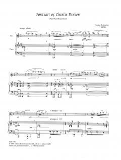 Portrait of Charlie Parker von Daniel Schnyder für Flöte und Klavier (Cembalo) im Alle Noten Shop kaufen