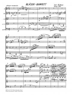 Quintett für Flöte, Oboe, Klarinette, ... 