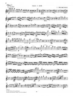Trio C-Dur von Joseph Triebensee für 2 Oboen und Englischhorn im Alle Noten Shop kaufen