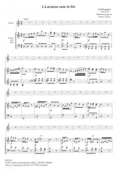 Psalm Laetatus sum in his (Salmo 121) von Giovanni Battista Pergolesi 
