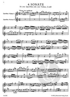 6 Sonaten im Kanon op. 5 Heft 2 von Georg Philipp Telemann für zwei Flöten oder Violinen TWV 121-123 im Alle Noten Shop kaufen