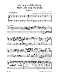 Mein Lied sing' auf ewig HWV 252 von Georg Friedrich Händel (Download) 