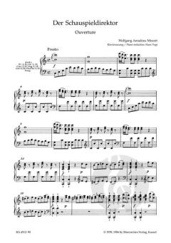 Der Schauspieldirektor KV 486 von Wolfgang Amadeus Mozart (Download) 