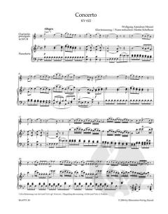 Konzert für Klarinette und Orchester KV 622 von Wolfgang Amadeus Mozart 
