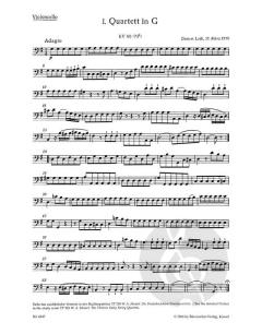 13 frühe Streichquartette Heft 1 von Wolfgang Amadeus Mozart im Alle Noten Shop kaufen