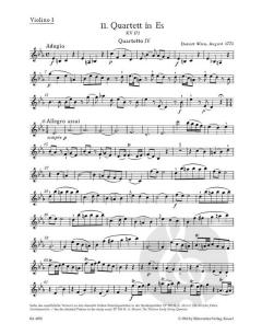 13 frühe Streichquartette Heft 4 von Wolfgang Amadeus Mozart im Alle Noten Shop kaufen