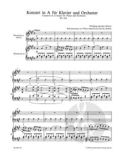 Konzert Nr. 12 A-Dur KV 414 von Wolfgang Amadeus Mozart (Download) 
