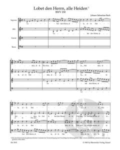 Lobet den Herrn, alle Heiden BWV 230 (J.S. Bach) 