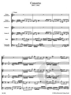Konzert d-Moll BWV 1043 von Johann Sebastian Bach (Download) 