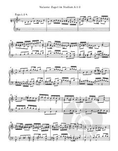 Das Wohltemperierte Klavier Teil 1 BWV 846-869 von Johann Sebastian Bach im Alle Noten Shop kaufen
