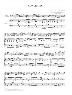 Concerto à cinque C-Dur op. 10/10 von Tomaso Giovanni Albinoni für Violine und Streichorchester im Alle Noten Shop kaufen