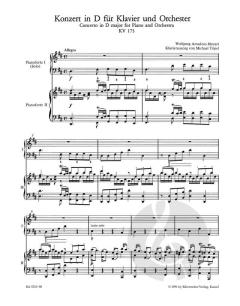 Konzert Nr. 5 D-Dur KV 175, Rondo D-Dur KV 382 von Wolfgang Amadeus Mozart für Klavier und Orchester im Alle Noten Shop kaufen