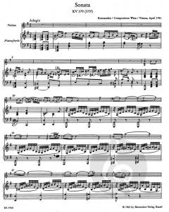 Sämtliche Werke für Klavier und Violine Band 2 von Wolfgang Amadeus Mozart im Alle Noten Shop kaufen